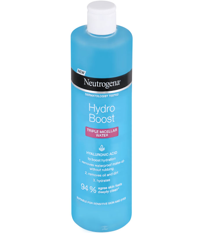 میسلار واتر هیدروبوست نوتروژینا Neutrogena Hydro Boost | پاک‌کننده آرایش و آلودگی‌ها