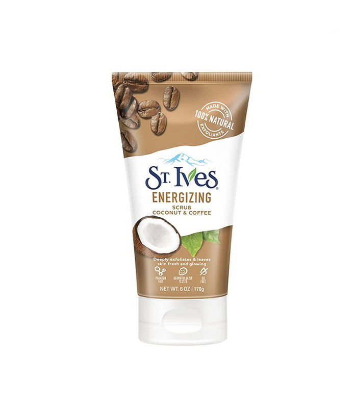 اسکراب انرژی بخش پوست قهوه و نارگیل سینت ایوز St.Ives Radiant Skin
