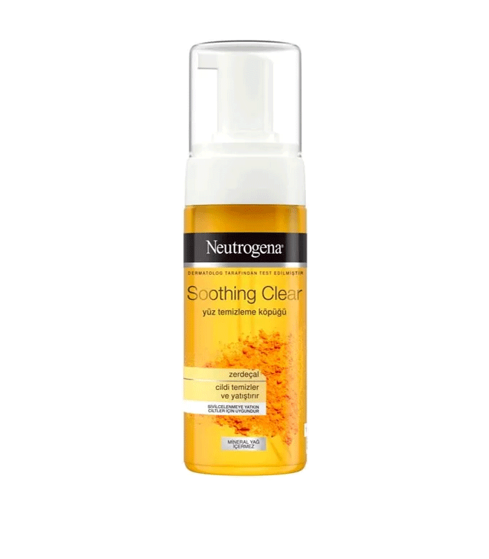 فوم شستشوی صورت عصاره زردچوبه نوتروژینا Neutrogena Soothing Clear