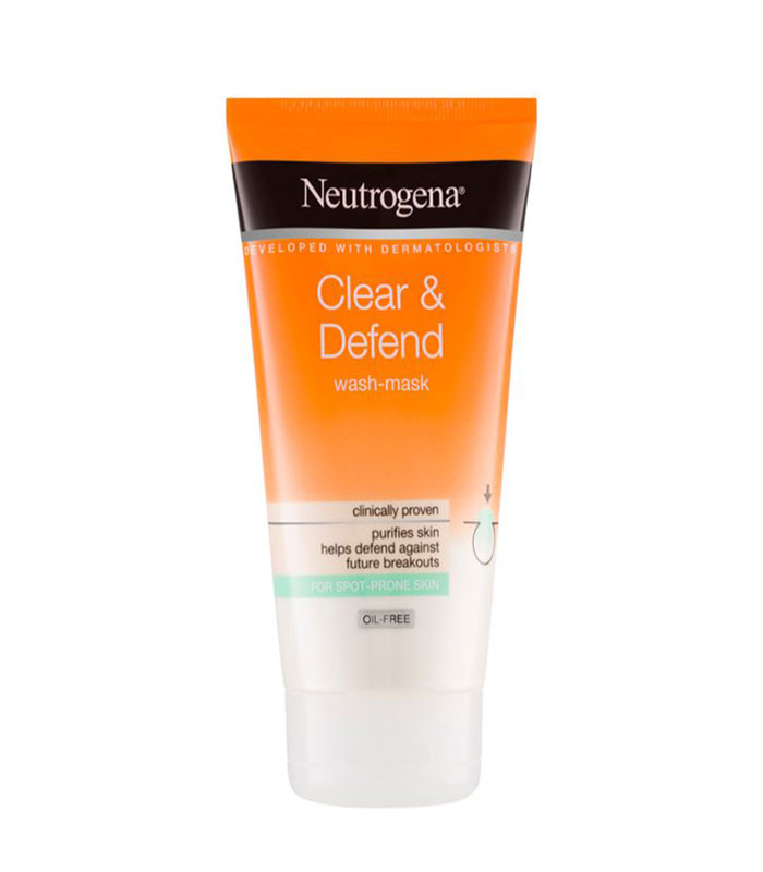 ماسک و شوینده نوتروژینا Neutrogena Clear & Defend Wash-Mask