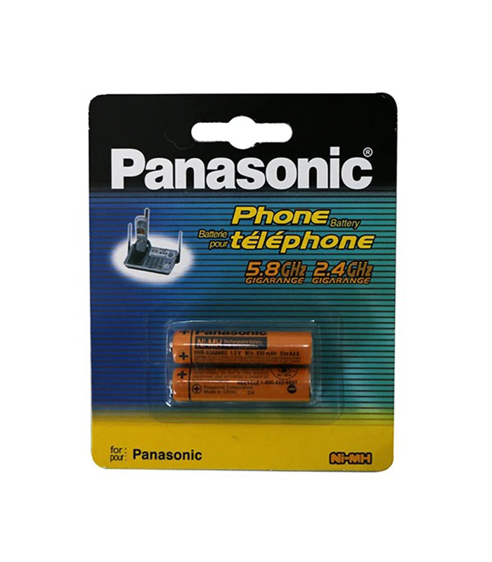 باتری نیم قلمی پاناسونیک مدل NI-MH بسته دو عددی