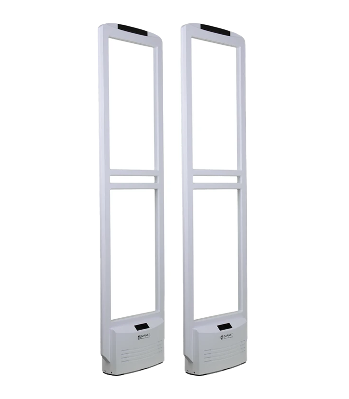 گیت دو پایه AM مدل گارنت سفید برند آوانگارد | سیستم ضدسرقت فروشگاهی و پوشش تشخیص گسترده