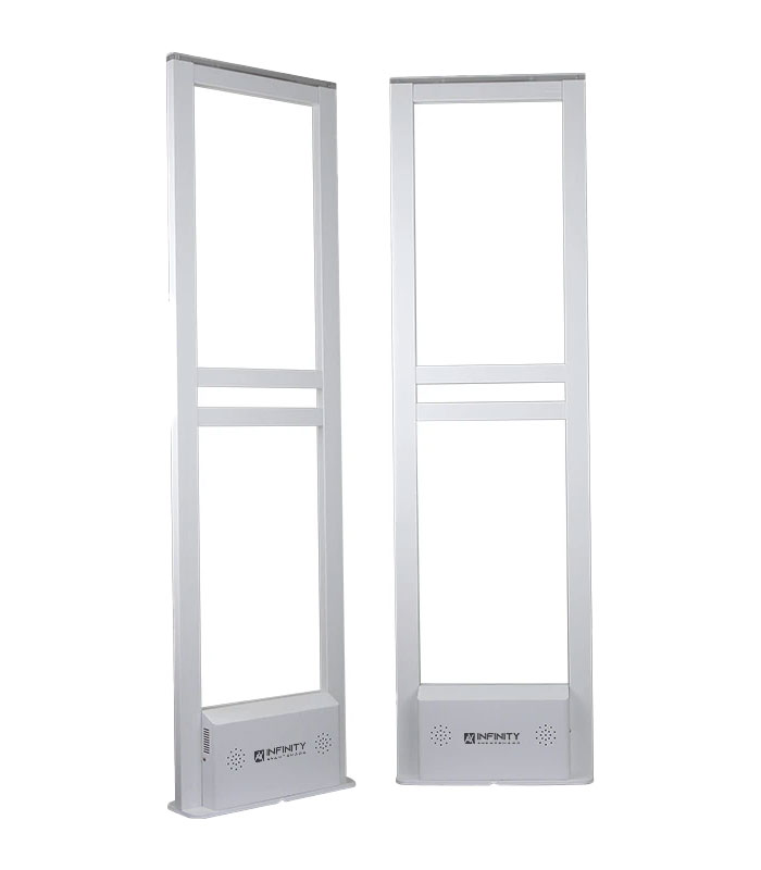گیت فروشگاهی دو پایه AM مدل اینفینیتی برند آوانگارد | بدنه آلومینیومی مقاوم و تشخیص دقیق تگ و لیبل
