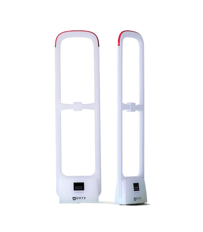 گیت فروشگاهی دو پایه AM مدل اونیکس برند آوانگارد | امنیت ضدنویز پیشرفته با طراحی مینیمال