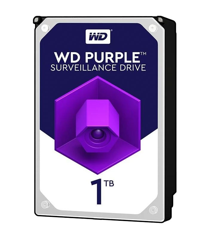 هارد دیسک اینترنال وسترن بنفش ظرفیت 1 ترابایت WD Purple | مناسب DVR و NVR با کارکرد 24 ساعته