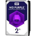 هارد دیسک اینترنال وسترن بنفش ظرفیت 2 ترابایت WD Purple مناسب DVR و NVR با کارکرد 24 ساعته