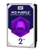 هارد دیسک اینترنال وسترن بنفش ظرفیت 2 ترابایت WD Purple مناسب DVR و NVR با کارکرد 24 ساعته